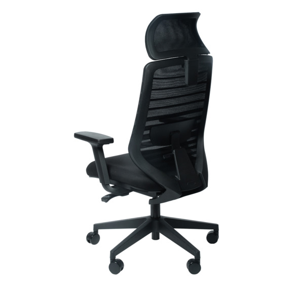Офисное поворотное кресло Sparx frs-6 crosby black, ткань / сетка, черный - фото 7