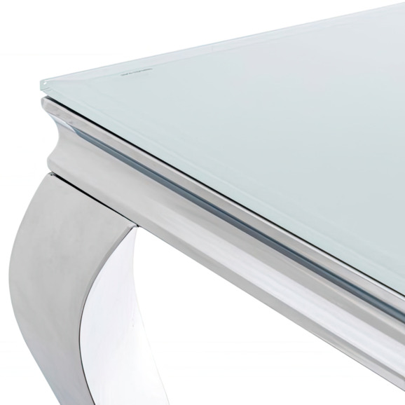 Стол стеклянный Sondal 160 белый - фото 4