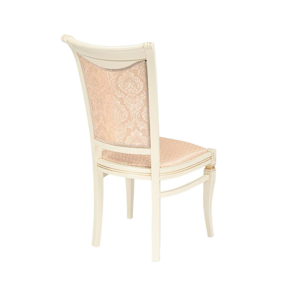 Деревянный стул Mariano линур блекл комби / слоновая кость - фото 4