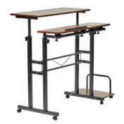 Фотография товара Стол многофункциональный Shuttle, темное дерево, чёрный от компании ChiedoCover.