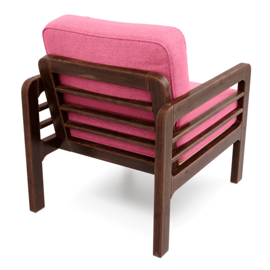 Кресло Эмма, розовое - фото 4
