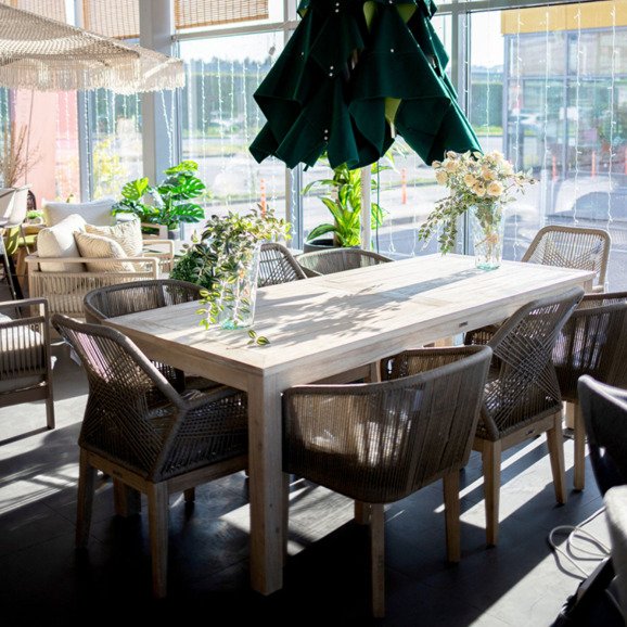 Кресло деревянное плетеное Флорес - фото 5