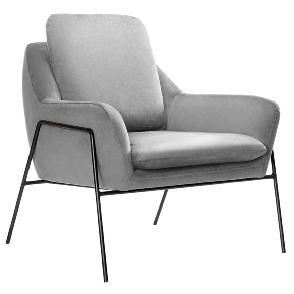 Кресло Luster, серый Кресло Luster, серый - фото 1