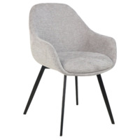 Настоящее фото товара Стул кухонный Diorama, серый, черный, произведённого компанией ChiedoCover