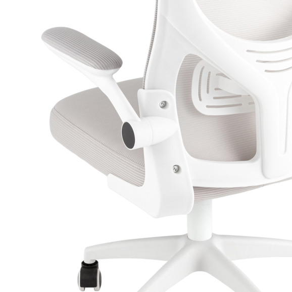 Кресло офисное TopChairs Core, серый, белый - фото 7