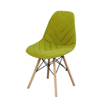 Настоящее фото товара Чехол Е03 на стул Eames, оливковый, произведённого компанией ChiedoCover