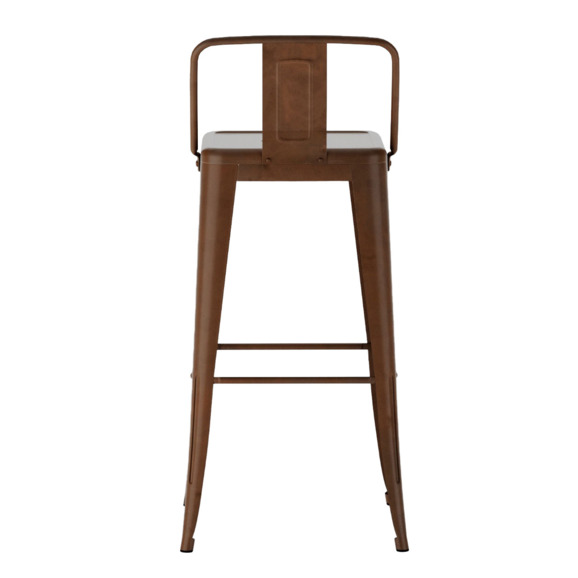 Стул Tolix со спинкой барный, бронза - фото 4