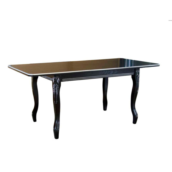 Стол раздвижной Клар, массив бука, темно-коричневый - фото 2