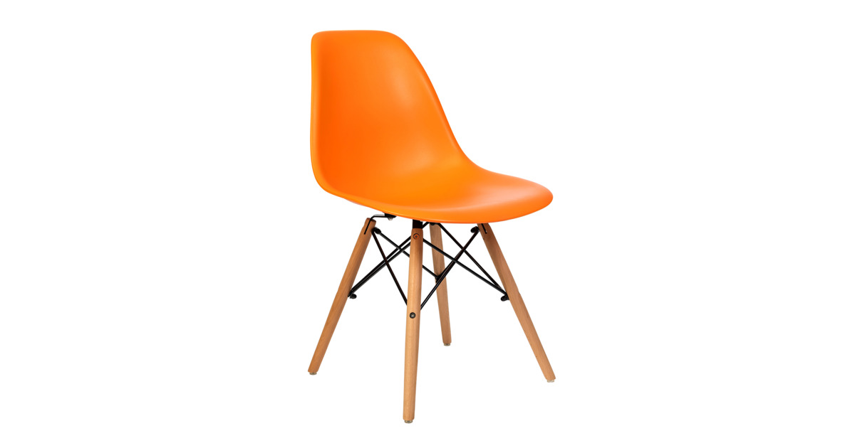 Стул Eames оранжевый купить по цене 2 590₽ от производителя ChiedoCover