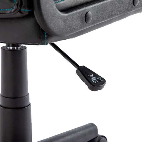 Кресло компьютерное Cartel, черный, голубой - фото 11