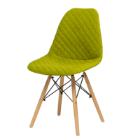 Настоящее фото товара Чехол Е07 на стул Eames, оливковый, произведённого компанией ChiedoCover