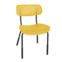 Фотография Стул Jin, желтый, черный муар от производителя ChiedoCover, картинка продукции, реальное фото товара Настоящее фото товара Стул Jin, желтый, черный муар, произведённого компанией ChiedoCover