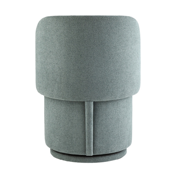 Пуф-трансформер Таунсвилл вращающийся с ящиком, букле зеленый Пуф-трансформер Таунсвилл вращающийся с ящиком, букле зеленый - фото 3