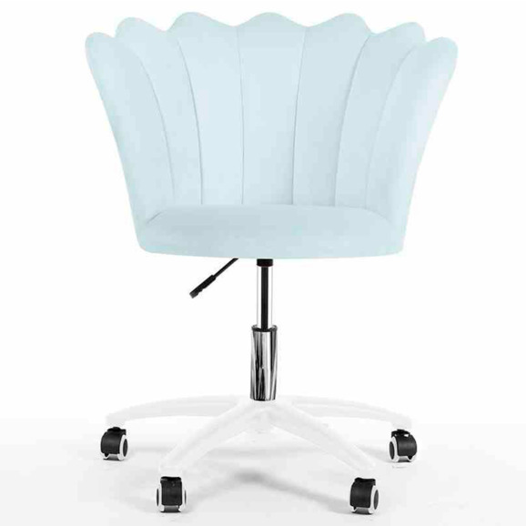 Стул поворотный Aeon, голубой, белый - фото 2