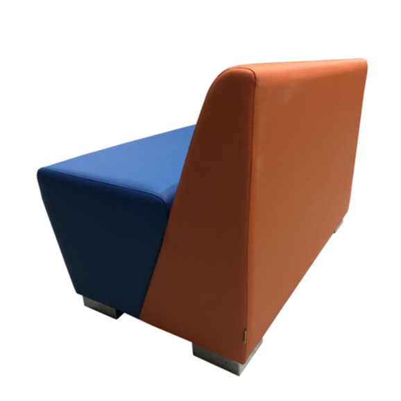 Секция Бальдор двухместная, оранжево-синяя Секция Бальдор двухместная, оранжево-синяя - фото 6