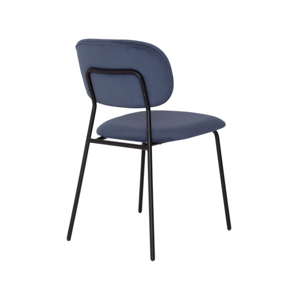 Стул Париж, велюр велютто 53, каркас Ral 9005 - фото 8