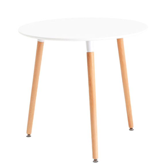 Стол круглый EAMES DST NEW, D80, белый - фото 1