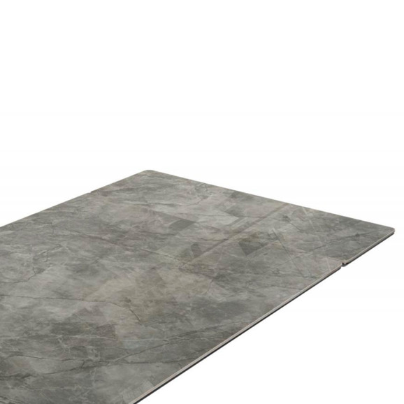 Керамический стол Блэкберн 160(220)х89 серый мрамор baolai / черный - фото 7