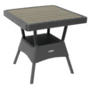 Стол пластиковый Streety, 76x76 см, антрацит