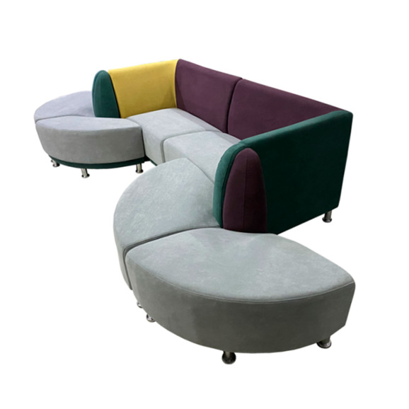 Комплект «Блюз экстра» четырехместный, велюр BHRYA, разноцветный - фото 4