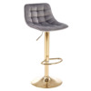 Стул барный Convergence, золотой, темно-серый Стул барный Convergence, золотой, темно-серый