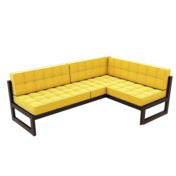 Фотография товара Диван Макадо угловой венге, yellow от компании ChiedoCover.