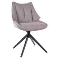 Настоящее фото товара Стул кухонный, поворотный Catalyst, светло-серый, черный, произведённого компанией ChiedoCover