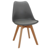 Настоящее фото товара Стул Eames Bon серый, произведённого компанией ChiedoCover