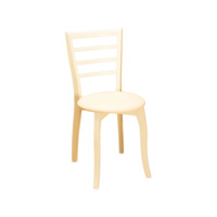 Настоящее фото товара Стул Кларент, массив березы, кожзам ваниль, произведённого компанией ChiedoCover