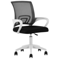 Фотография товара Кресло офисное TopChairs Simple SN, черный, пластик белый от компании ChiedoCover.