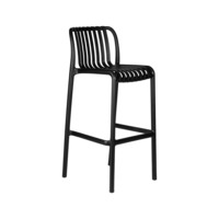 Настоящее фото товара Полубарный стул Рик, черный, произведённого компанией ChiedoCover