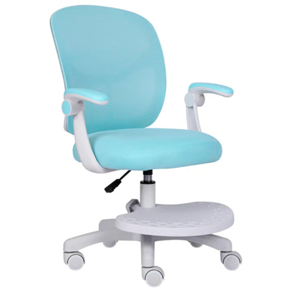 Кресло детское с подставкой для ног Scuttle, голубой - фото 1