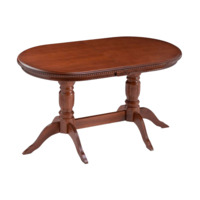 Настоящее фото товара Деревянный стол Эритрин овальный миланский орех, произведённого компанией ChiedoCover