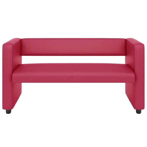 Диван Тепал, экокожа, красный - фото 2