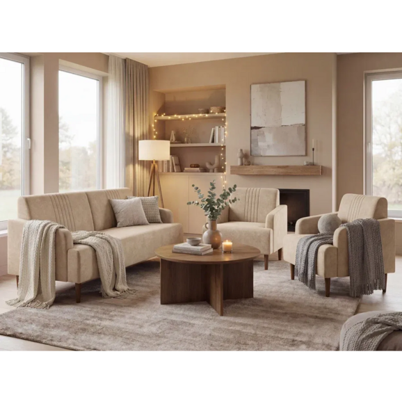 Диван Аномик, велюр, бежевый Диван Аномик, велюр, бежевый - фото 9