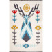 Индийский ковёр из растительных волокон «Арктический олень»
