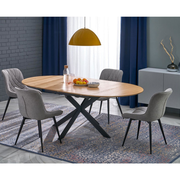 Стол обеденный Opulence, раскладной, черный - фото 3