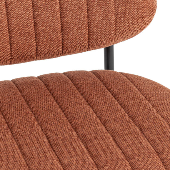 Стул обеденный Patrys, терракот, рогожка - фото 8