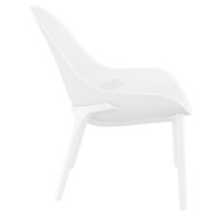 Лаунж-кресло пластиковое Грау, белый