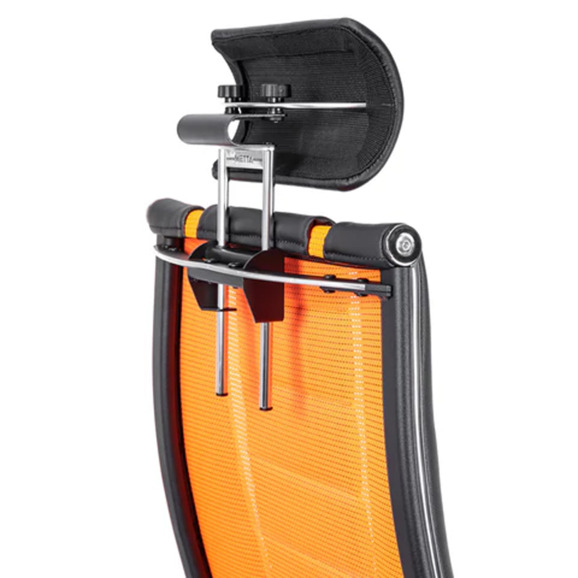 Кресло компьютерное Prison, черный, оранжевый - фото 6