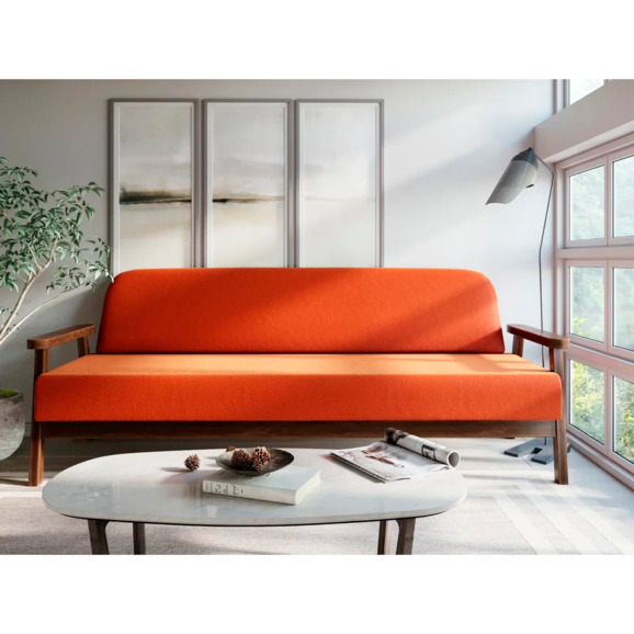 Диван Флори-Б velvet орех orange - фото 4