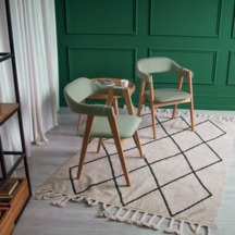 Фотография товара Полукресло Дольче, велюр Велютто 30, каркас бук от компании ChiedoCover.