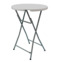 Настоящее фото товара Стол складной Уитни, бело-серый, произведённого компанией ChiedoCover