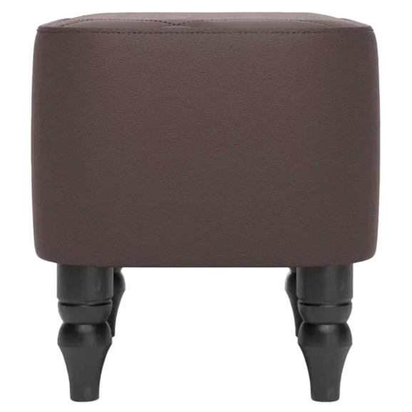 Пуф Лотик, экокожа, коричневый Пуф Лотик, экокожа, коричневый - фото 3