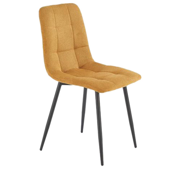 Стул кухонный Matrix, горчичный, черный Стул кухонный Matrix, горчичный, черный - фото 1