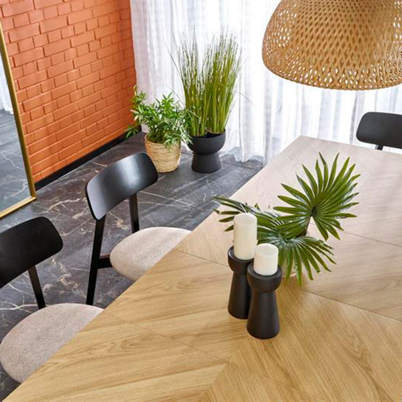 Стол обеденный Comet, раскладной, дуб, черный - фото 9