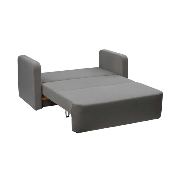 Диван Марлон 131x95x80 см, светло-серый, велюр - фото 3