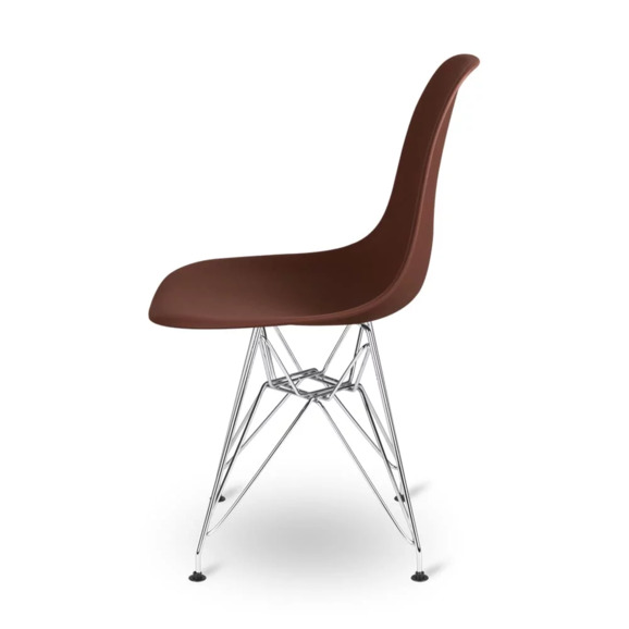 Стул Eames DSR коричневый - фото 4