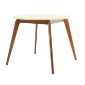 Фотография товара Стол Arki К 90 орех/слоновая кость от компании ChiedoCover.