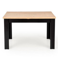 Фотография товара Стол обеденный Glide, раскладной, дуб артизан / черный от компании ChiedoCover.